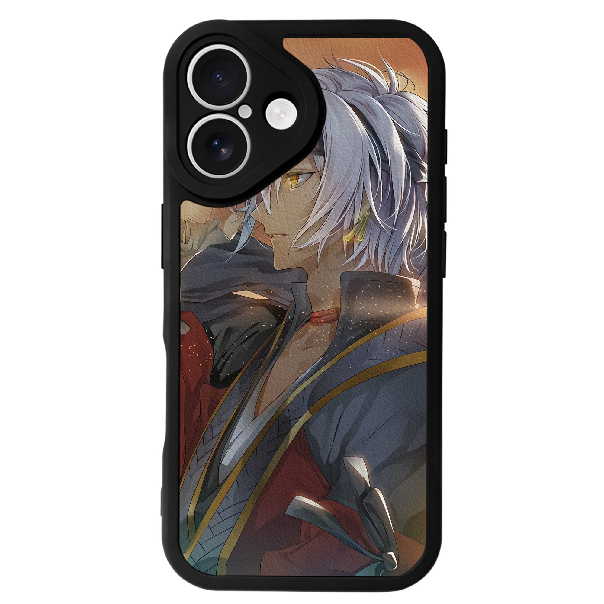 （画像用） 刀剣乱舞 Touken Ranbu 【iPhone 16シリーズ対応】シリコンスマホケース（レザー調） 材質：シリコン